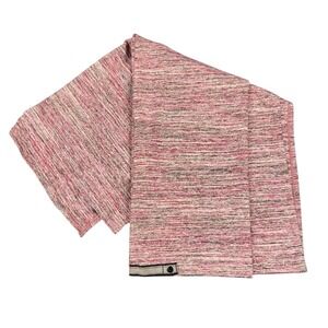 Lululemon Vinyasa Snap Infinity Scarf Wrap Rulu Yoga Travel Pink Layering EUC